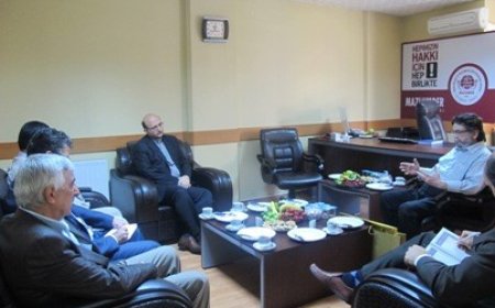 İran Başkonsolosu Seyed Kamal Yasini MAZLUMDER İstanbul Şubesi’ni Ziyaret Etti