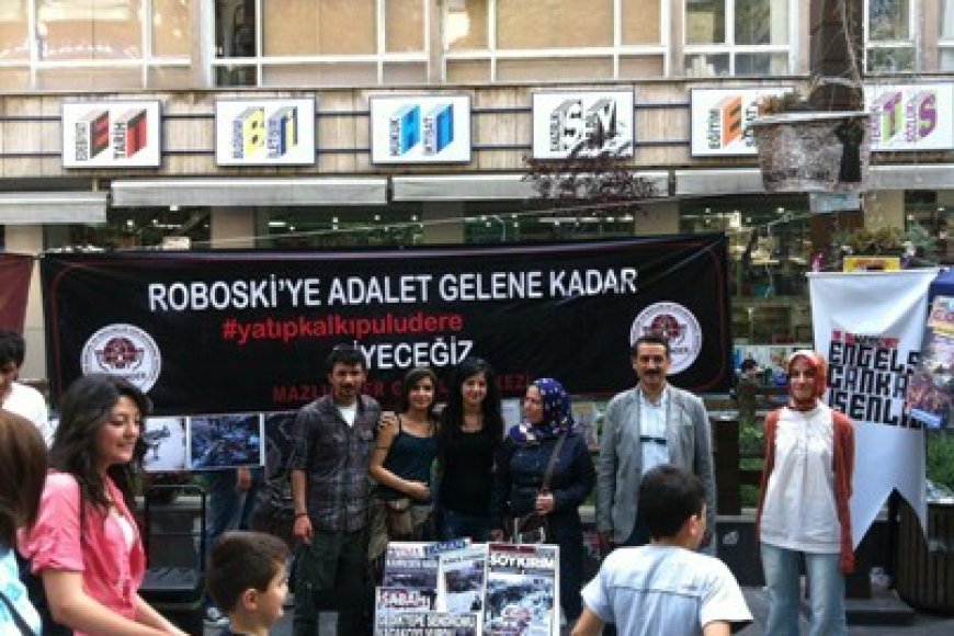 ROBOSKİ’YE ADALET STANDINI TAŞIYORUZ!