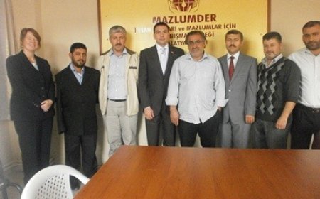 ABD adana konsolosunun derneğimize ziyareti