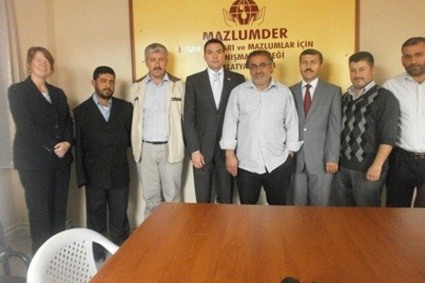 ABD adana konsolosunun derneğimize ziyareti