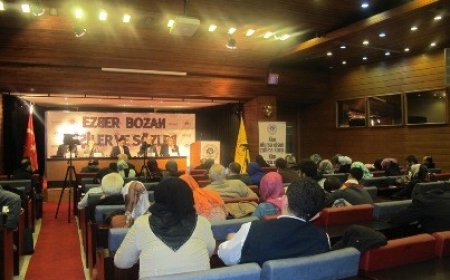 Ezber Bozan Sözler ve Kişiler Semineri’nde Müslümanlara Yönelik Zulümler Konuşuldu