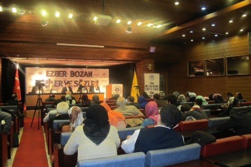 Ezber Bozan Sözler ve Kişiler Semineri’nde Müslümanlara Yönelik Zulümler Konuşuldu