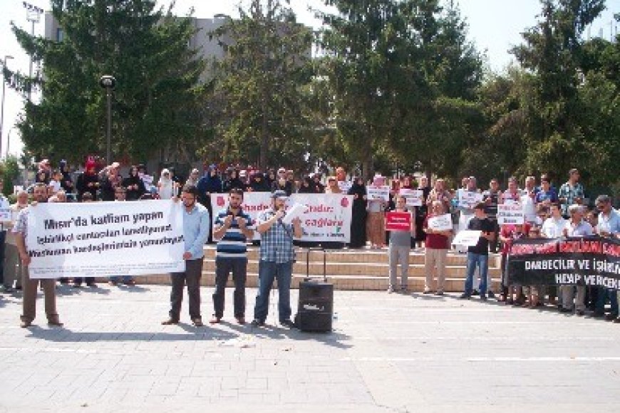 Mısır’daki Katliam Sakarya’da Tel’in Edildi