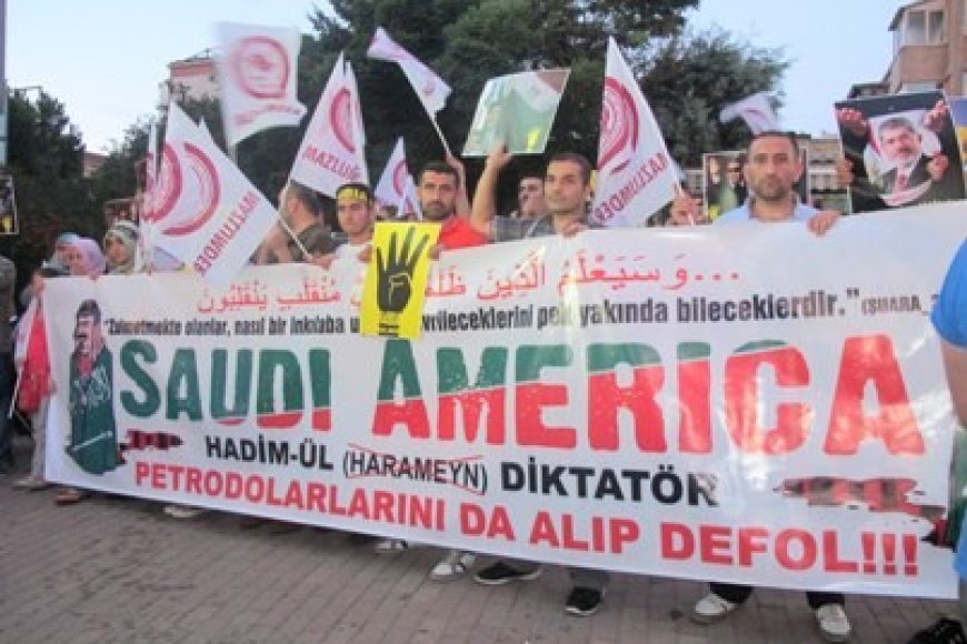 MAZLUMDER İstanbul’dan Mısır’da Darbe Destekçisi Suudi Arabistan'a Protesto