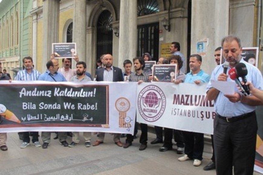 MAZLUMDER İstanbul’dan “ANDINIZ KALDIRILSIN” Protestosu