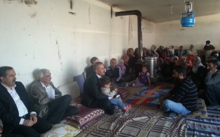MAZLUMDER AK PARTİ VE MEMURSEN DEREMZEDELERİ ZİYARET ETTİ