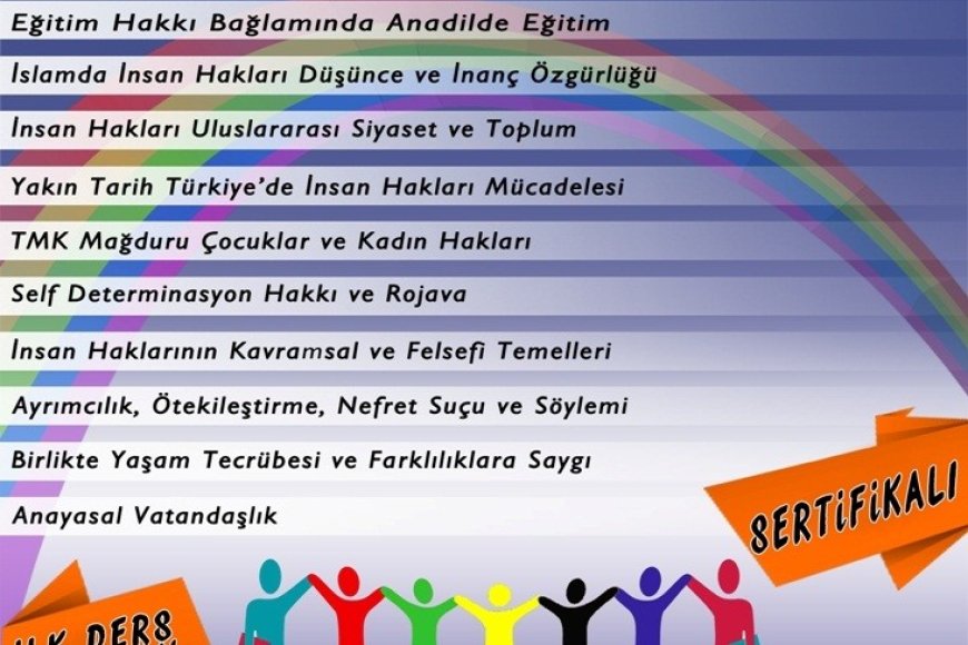 VAN İNSAN HAKLARI OKULU BAŞLIYOR