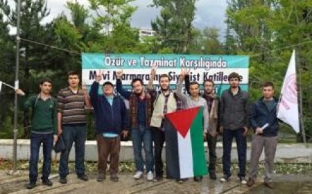 MAVİ MARMARA SALDIRISININ 3.YILDÖNÖMÜNDE BU DAVAYI SAHİPLENMEKTE ISRARCI OLDUĞUMUZU YİNELEMEK İÇİN ADALET NÖBETİNDEYİZ!