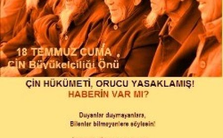 İFTARLIĞINI AL DA GEL! Oruç Tutmayı Yasaklayan Çin Elçiliği Önünde İftar Yapıyoruz!