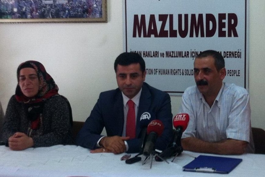 Cumhurbaşkanı Adaylarından Selahattin Demirtaş Mazlumder Genel Merkezi'ni Ziyaret Etti