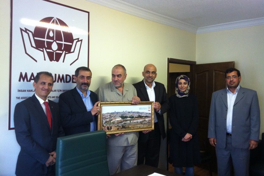 MAZLUMDER Genel Merkezi'ne Türk Arap İlişkileri Merkezi'nden Ziyaret