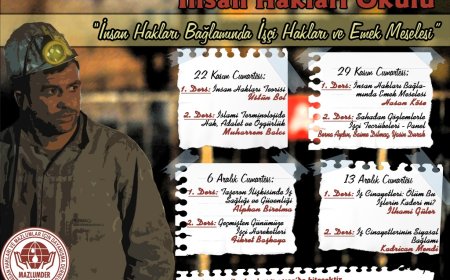 İNSAN HAKLARI OKULU BAŞLIYOR