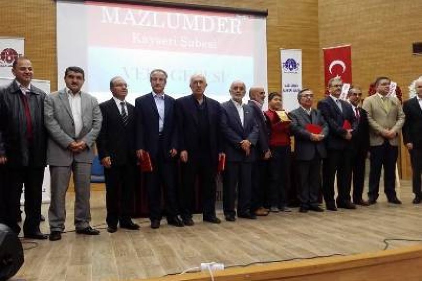 MAZLUMDER, VEFA GECESİNDE BİR ARAYA GELDİ