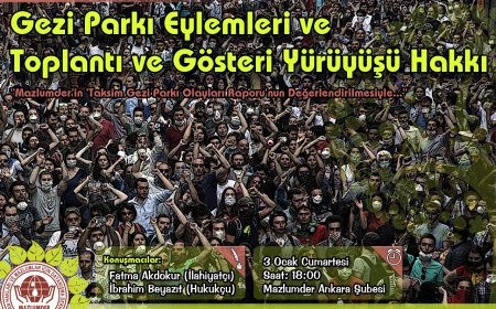 MAZLUMDER ‘Cumartesi Söyleşileri’ ne Davet