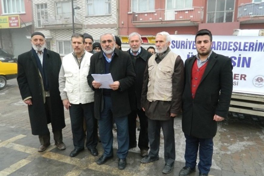 SURİYELİLERE KÖMÜR YARDIMI