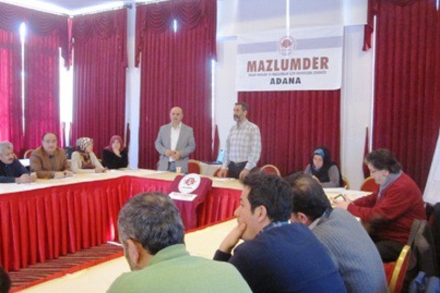 MAZLUMDER GENEL YÖNETİM KURULU TOPLANTISI ADANA’DA GERÇEKLEŞTİRİLDİ
