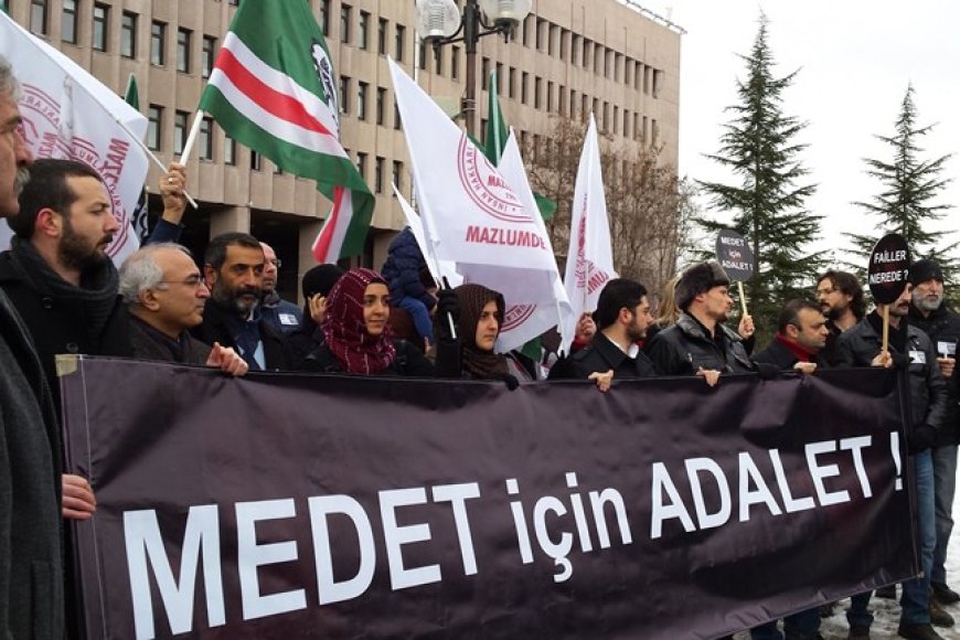 Medet Önlü'ye Adalet için Ankara Adliyesindeydik