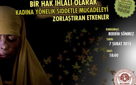 MAZLUMDER ‘Cumartesi Söyleşileri’ ne Davet