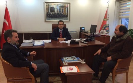 Mazlumder Konya Şubesi Konya İl Emniyet müdürü Mevlüt Demir'i ziyaret etti.