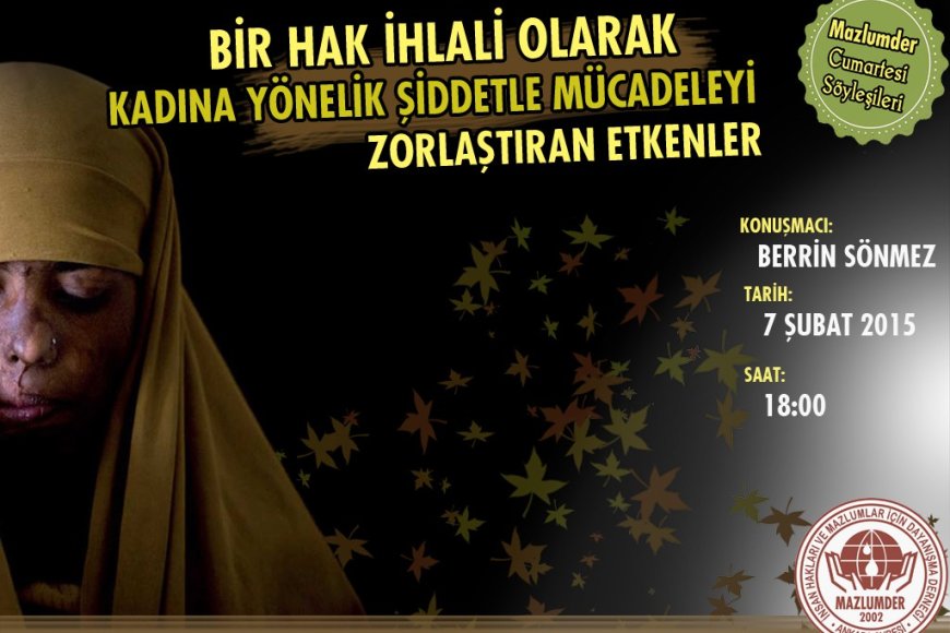MAZLUMDER ‘Cumartesi Söyleşileri’ ne Davet