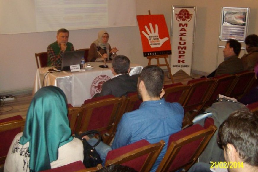 MAZLUMDER BURSA ŞUBESİ İNSAN HAKLARI OKULU’NDA 3.HAFTA GERİDE KALDI
