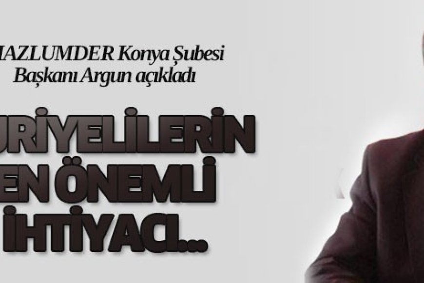 Suriyeli Sığınmacıların En Önemli Sorunu "Barınma"