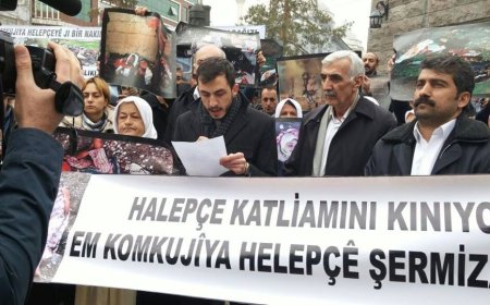 HALEPÇE KATLİAMINI KINADIK