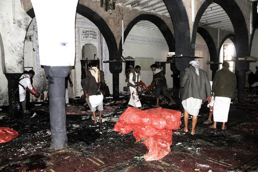 YEMEN'DE CUMA NAMAZI SALDIRISI