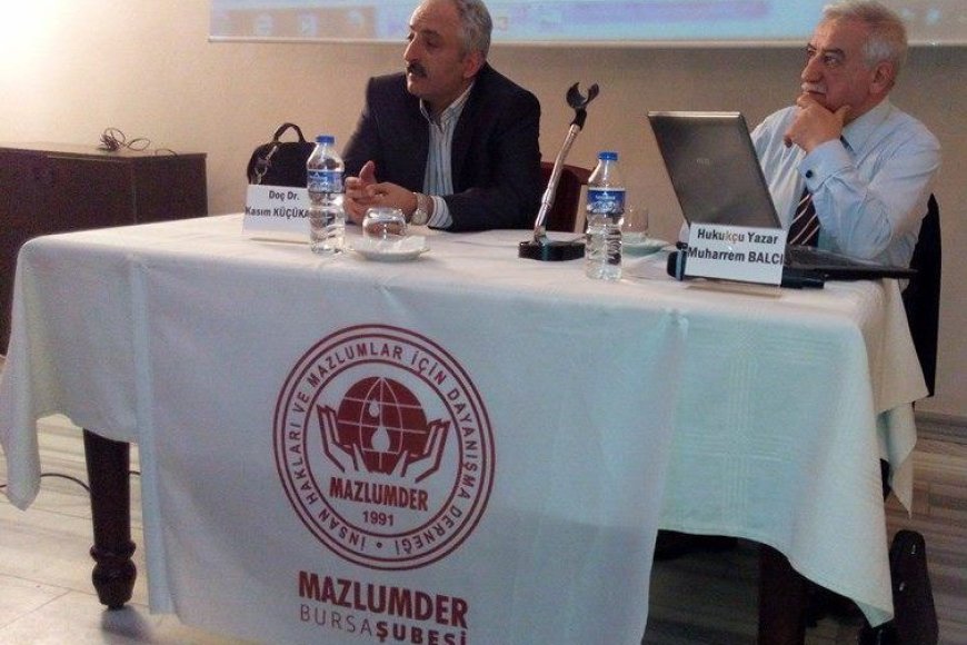 MAZLUMDER BURSA ŞUBESİ’NİN DÜZENLEDİĞİ İNSAN HAKLARI OKULU SONA ERDİ