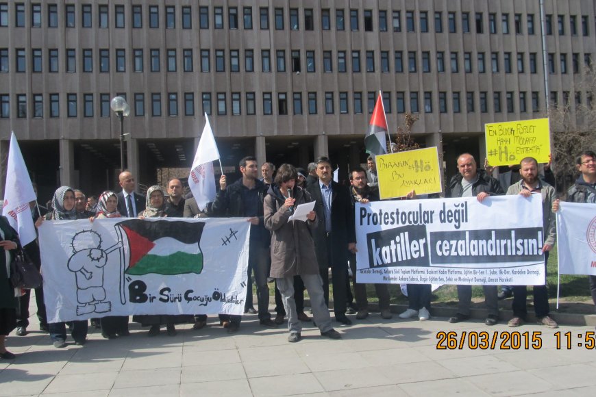 Ankara Adliyesinde Basın Açıklaması Yapıldı  ‘Protesto Edenler Değil Katiller Yargılansın‘