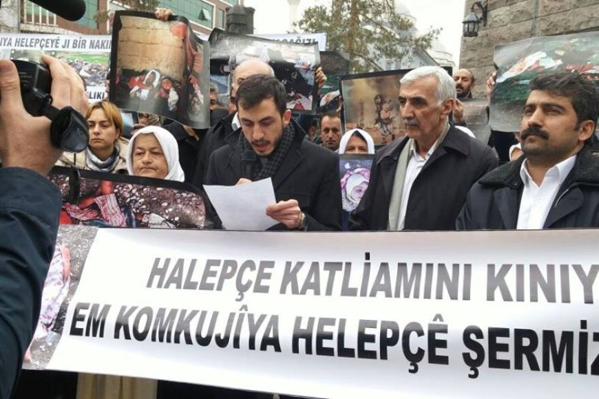 HALEPÇE KATLİAMINI KINADIK