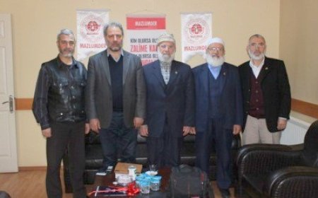 Ümmet Vakfı'ndan MAZLUMDER İstanbul'a Ziyaret