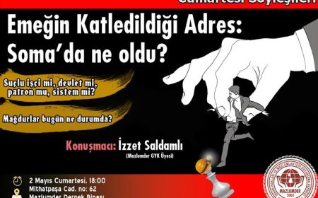 MAZLUMDER '' Cumartesi Söyleşilerine '' Davet