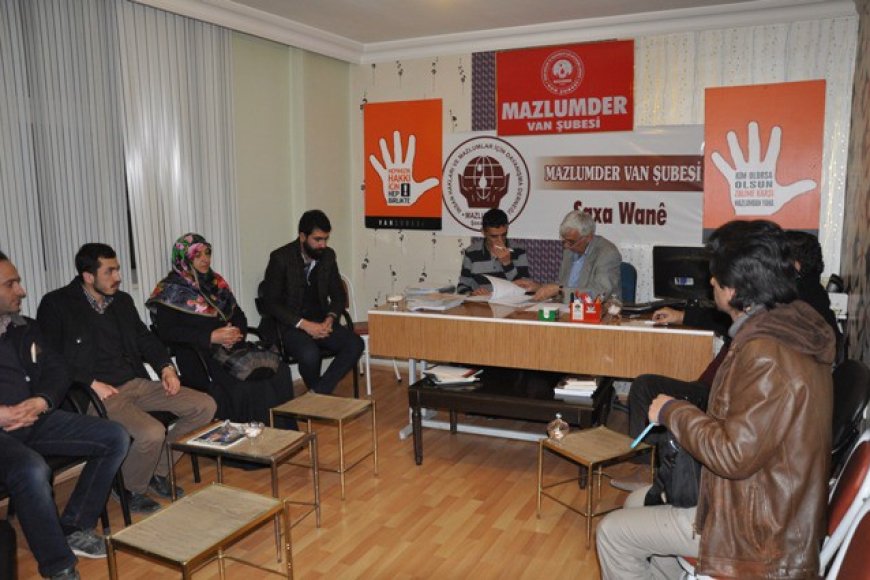 VAN MAZLUMDER’DE YENİ DÖNEM TOPLANTISI