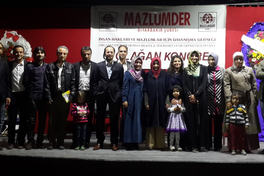 MAZLUMDER Diyarbekir Şubesi’nde Kongre ve Mezuniyet Heyecanı
