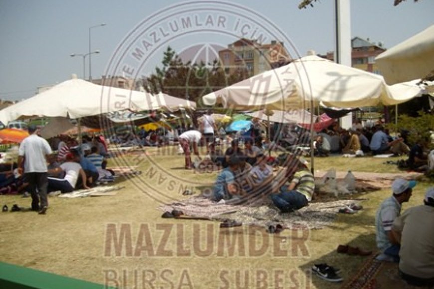 MAZLUMDER GENEL BAŞKANI METAL İŞÇİLERİNİ ZİYARET ETTİ