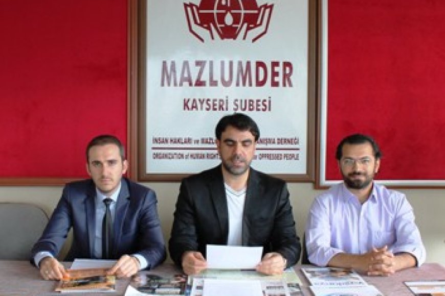 Mazlumlara sahip çıkmak erdemli olanlara yakışır.