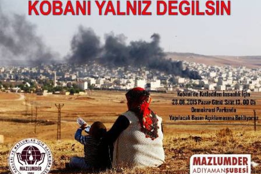 Kobani de Katledilen İnsanlık İçin Basın Açıklaması Yapılacak