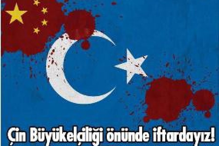 Oruç yasağına karşı 26 haziran cuma basın açıklaması ve iftar için Çin büyükelçiliği önündeyiz, iftarlığını al sen de gel!