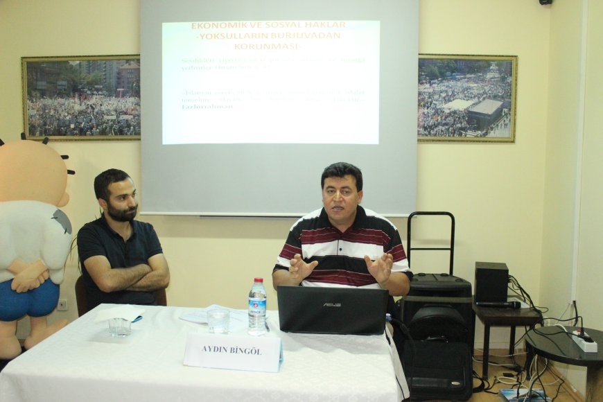 MAZLUMDER Ankara Şubesi Cumartesi Söyleşileri'nin altıncısı gerçekleştirildi.