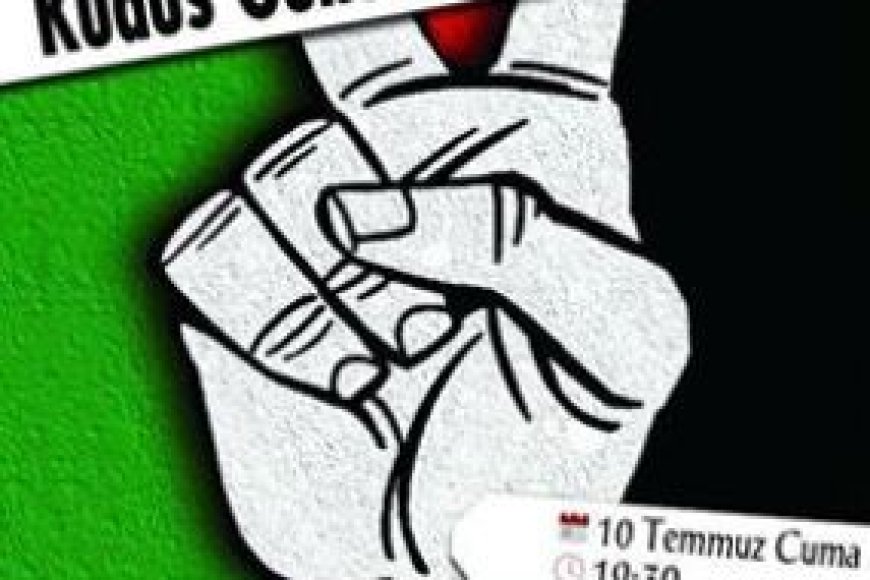 Dünya Kudüs Günü’nde Özgür Kudüs için Siyonist Elçilik Konutu önünde iftardayız!