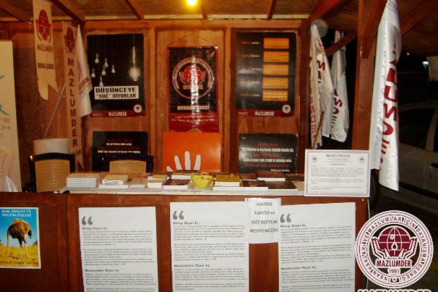 MAZLUMDER BURSA ŞUBESİ RAMAZAN STANDI AÇILDI