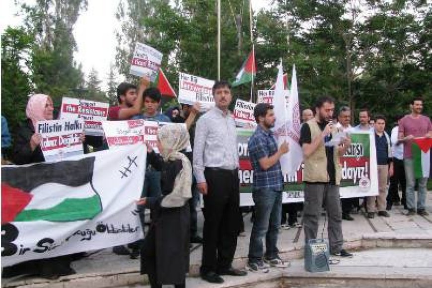 Mazlumder, Kudüs Günü’nde Siyonist Elçilik Konutu önündeydi!