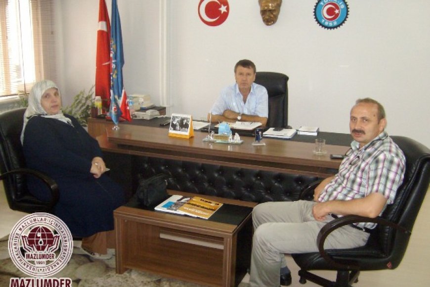 MAZLUMDER BURSA ŞUBESİ TÜRK-İŞ’İ ZİYARET ETTİ