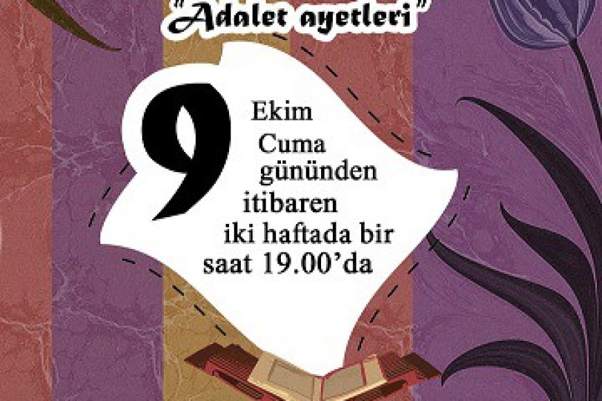 MAZLUMDER Ankara Şubesi’nde Tefsir Dersleri Başlıyor!