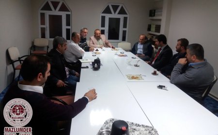 MAZLUMDER BURSA BUSEYDER VE İYİLİKDER’E ZİYARETTE BULUNDU