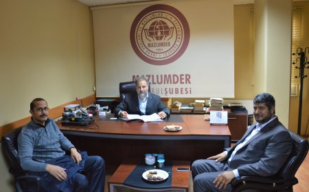 TOLLABI Derneği’nden MAZLUMDER İstanbul Şubesi’ne Ziyaret