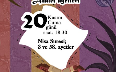 MAZLUMDER Ankara Şubesi Meal-Tefsir Okumaları Devam Ediyor!