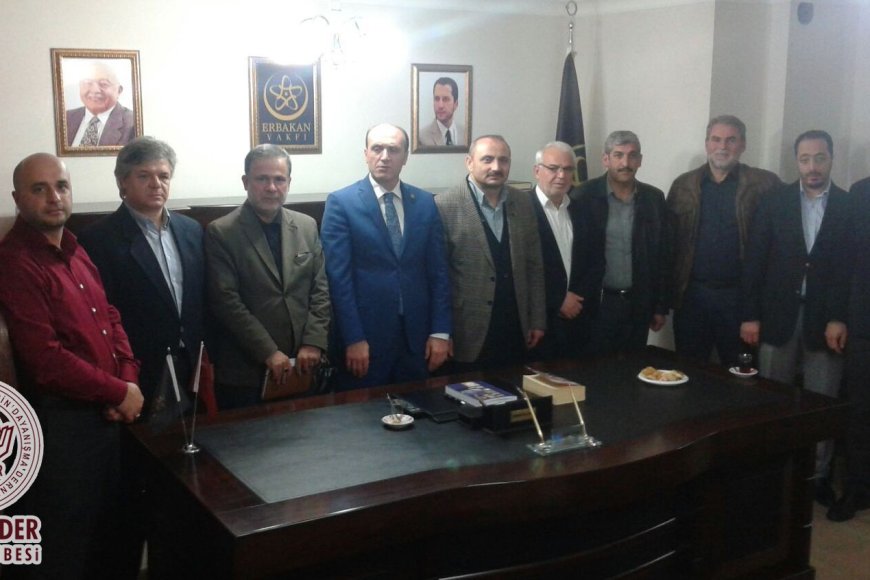 MAZLUMDER BURSA ŞUBE ERBAKAN VAKFI’NI ZİYARET ETTİ