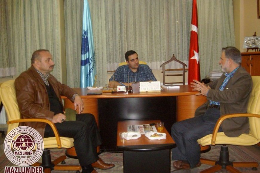 MAZLUMDER BURSA ŞUBE ANADOLU GENÇLİK DERNEĞİ’NE ZİYARETTE BULUNDU